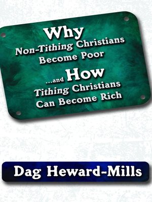 cover image of Why Non-Tithing Christians Become Poor and How Tithing Christians Can Become Rich
